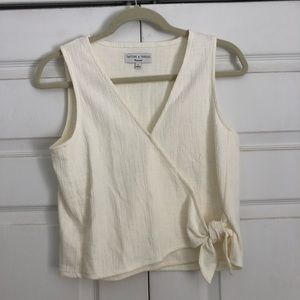 Madewell Texture and Thread White Tank Top- Small